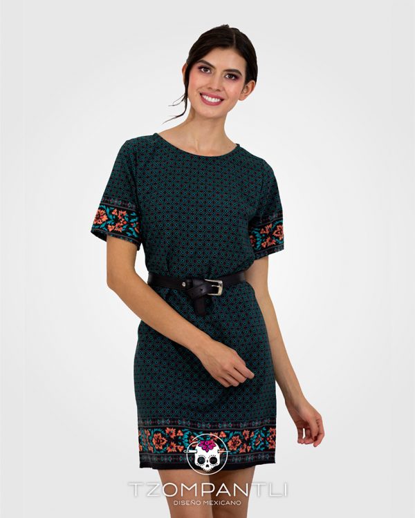 VESTIDO CENEFA NEGRA