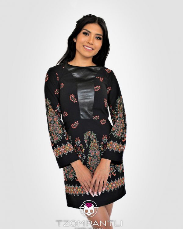 VESTIDO PECHERA DE VINIL