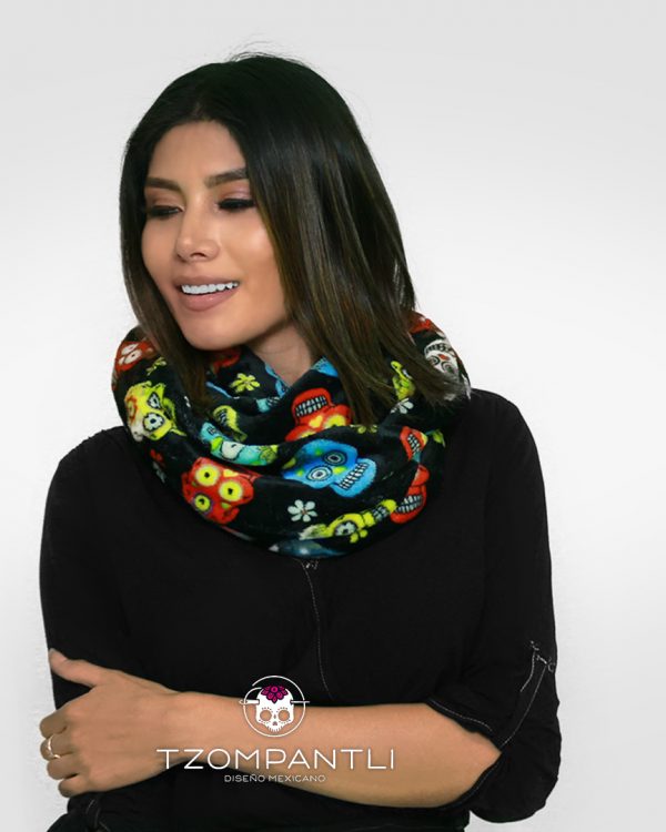 BUFANDA CALAVERAS