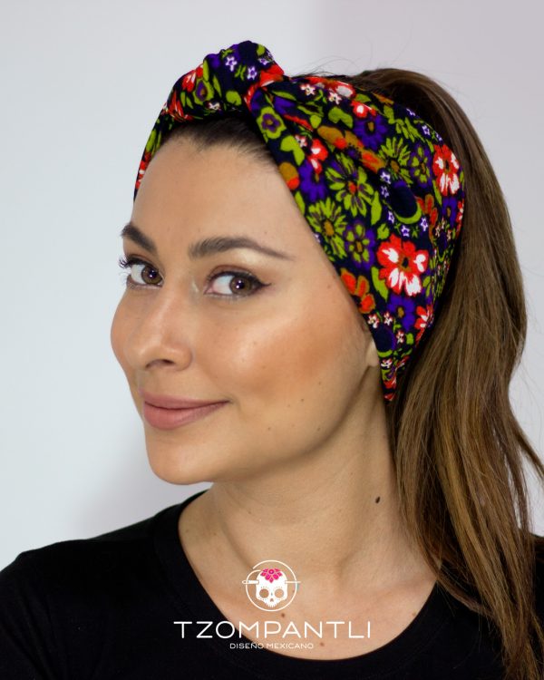 TURBANTE ESTAMPADO FLORES